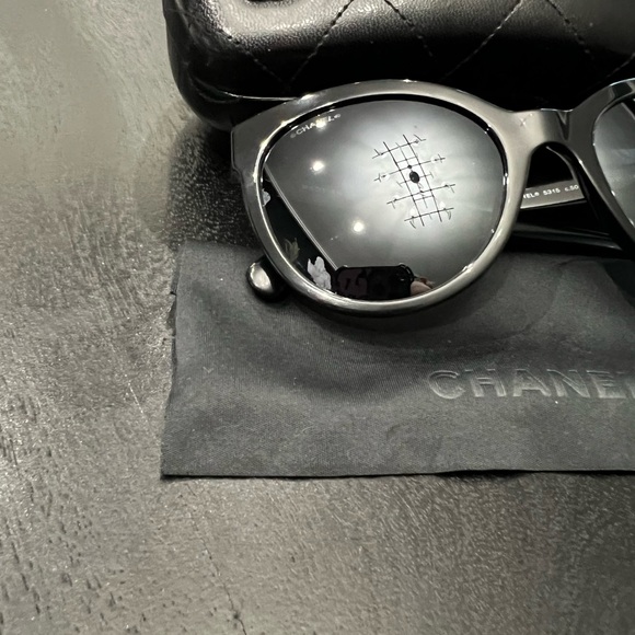 ⭐️💎NWT💎⭐️Chanel Black 5315 CC Pantos Signature Cat-Eye Sunglasses - Picture 3 of 9